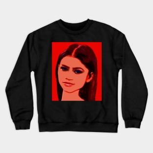 zendaya pop art Crewneck Sweatshirt